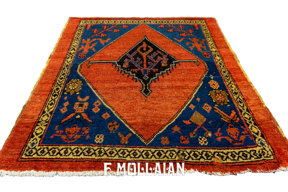 Tapis Bakhshaish Champ Bleu Ciel n°:793010